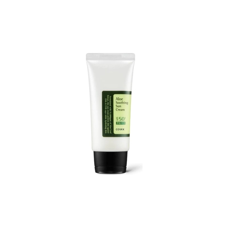 Cosrx Aloe Soothing Sun Cream SPF50 Pa+++ 50 ml Tüm Cilt Tipleri İçin Nemlendirici Güneş Kremi