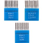 Sakashi Ev Tipi Dikiş Makine İğnesi 11-12-14 Numara 30 Adet Hax1 Seti Tüm Makinelerle Uyumlu