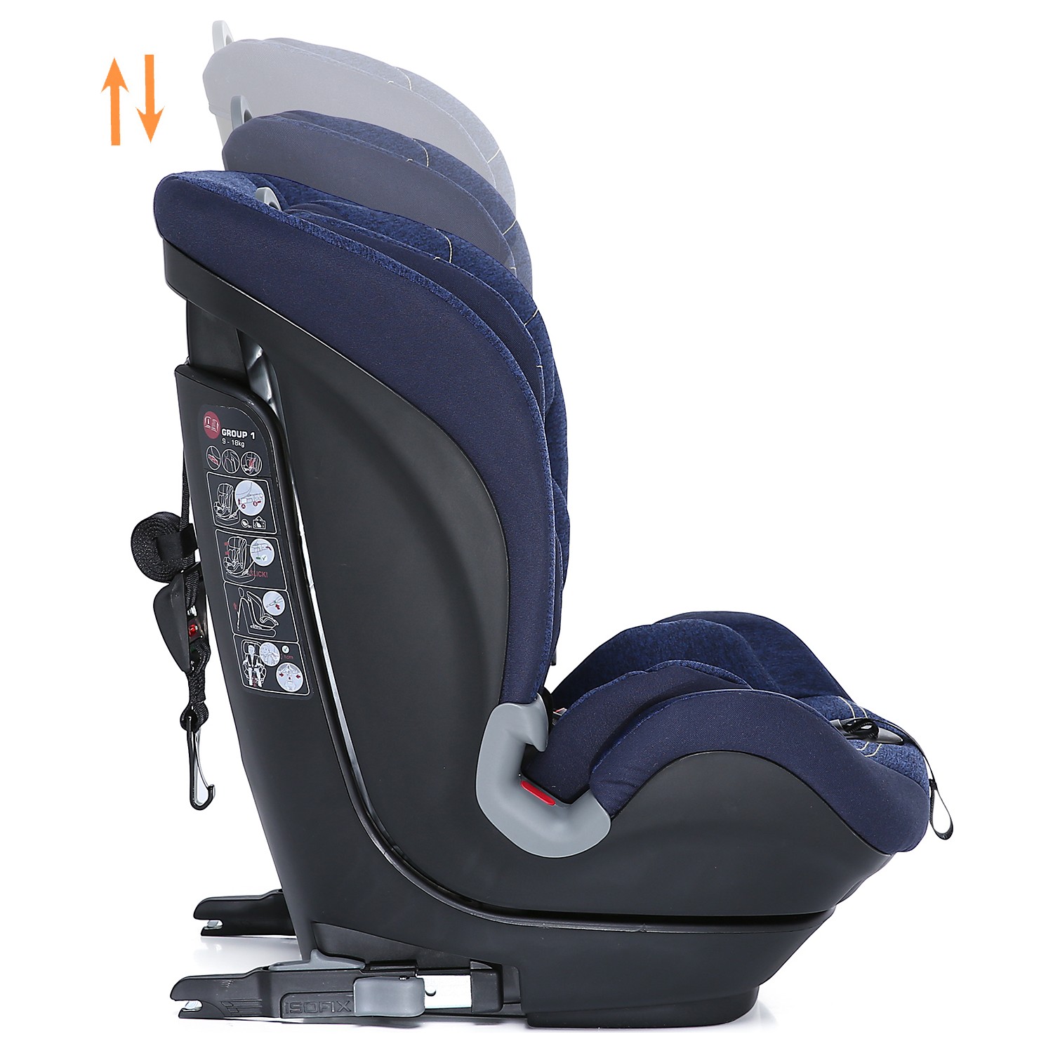 Автокресло capella isofix sps