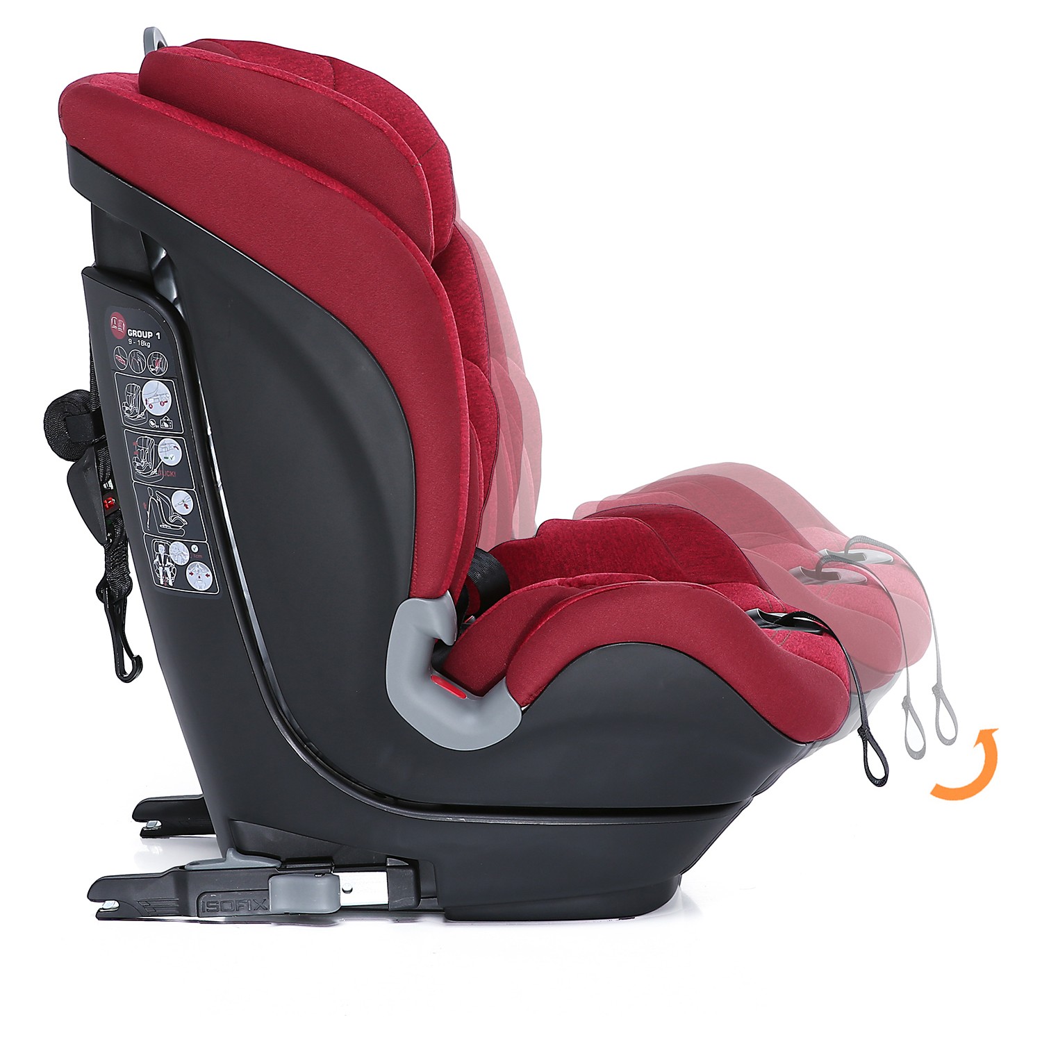 Автокресло capella isofix sps