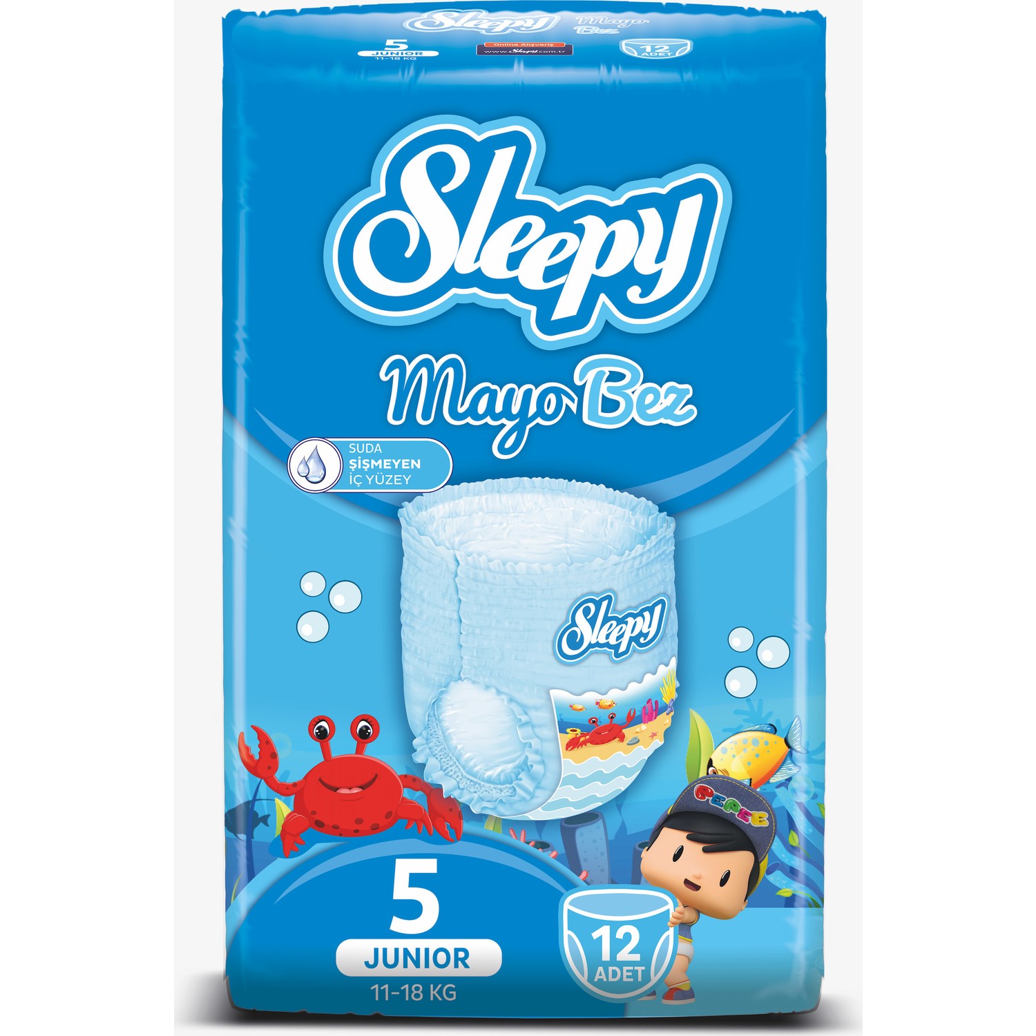 Sleepy Mayo Bebek Bezi 5 Beden 12 Adet 11 18 kg Fiyatı