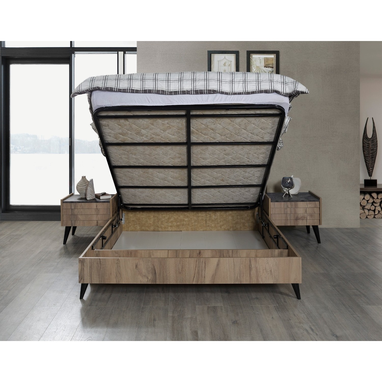 Feyza Mobilya Siyah İnci Yatak Odası Takımı Fiyatı