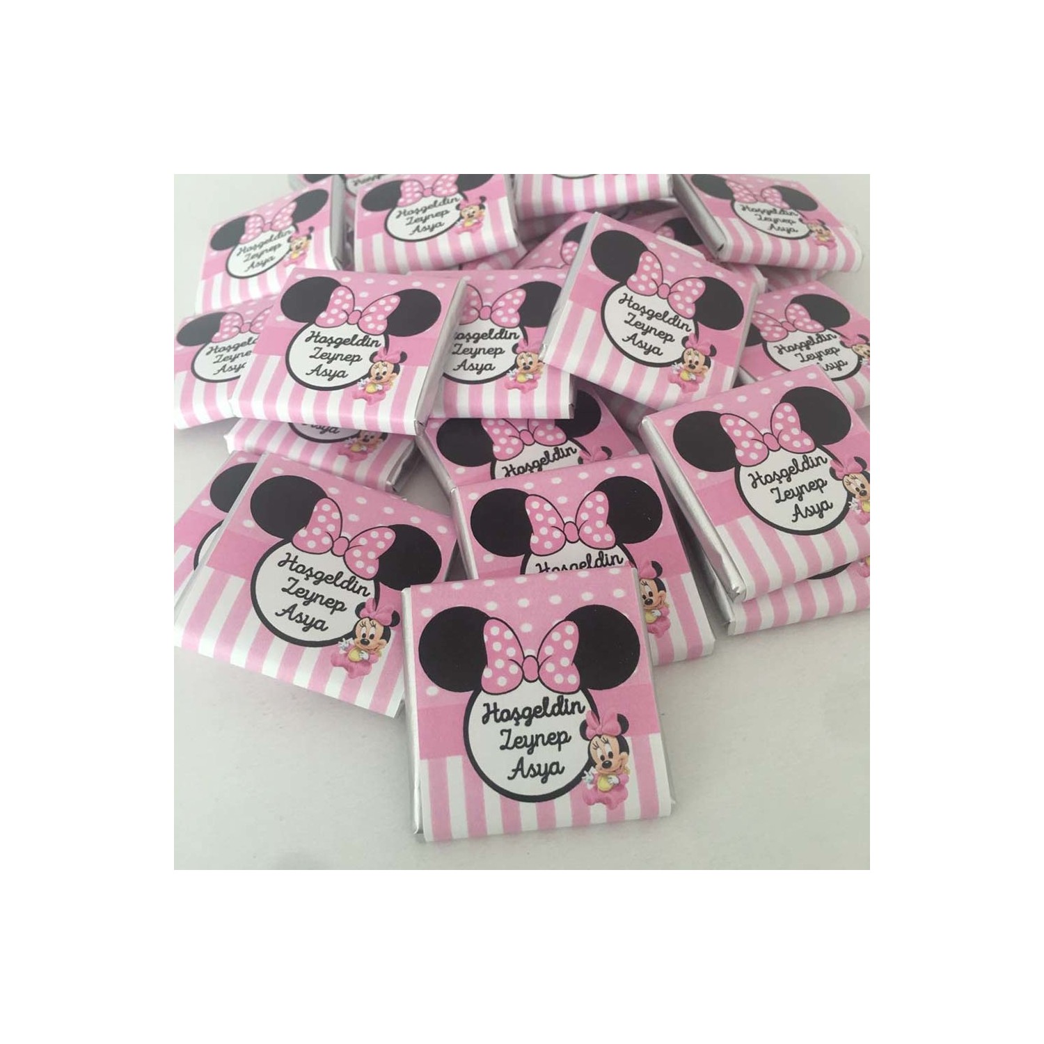 Melodi Minnie Mouse Dökme Kız Bebek Çikolatası Fiyatı