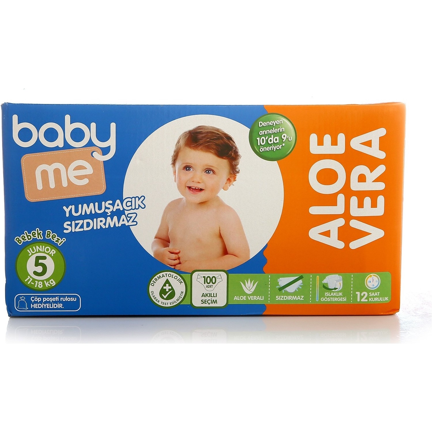 Baby&amp;Me Aloe Vera Junior 5 Numara Bebek Bezi 11 18 kg