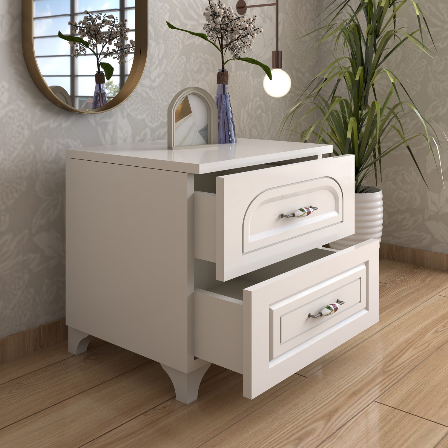 Zenio Olimpos 2 Çekmeceli Komodin Fiyatı Taksit Seçenekleri