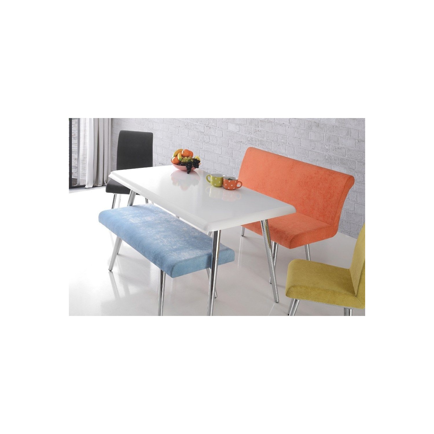 Vrl Mobilya Masa Sandalye Takımı Luca Renkli Fiyatı