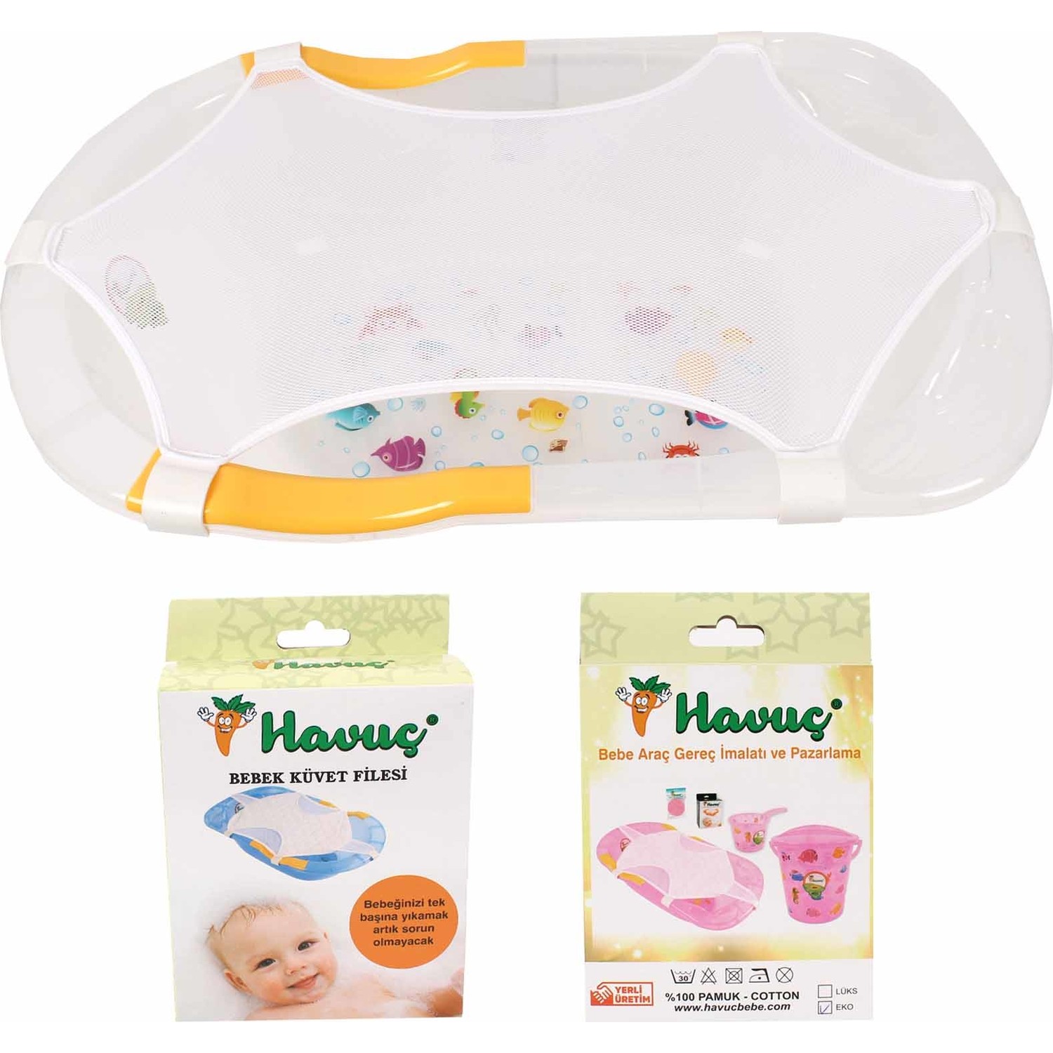 Havuç 1002 Ekonomik Bebek Küvet Yıkama Filesi Fiyatı