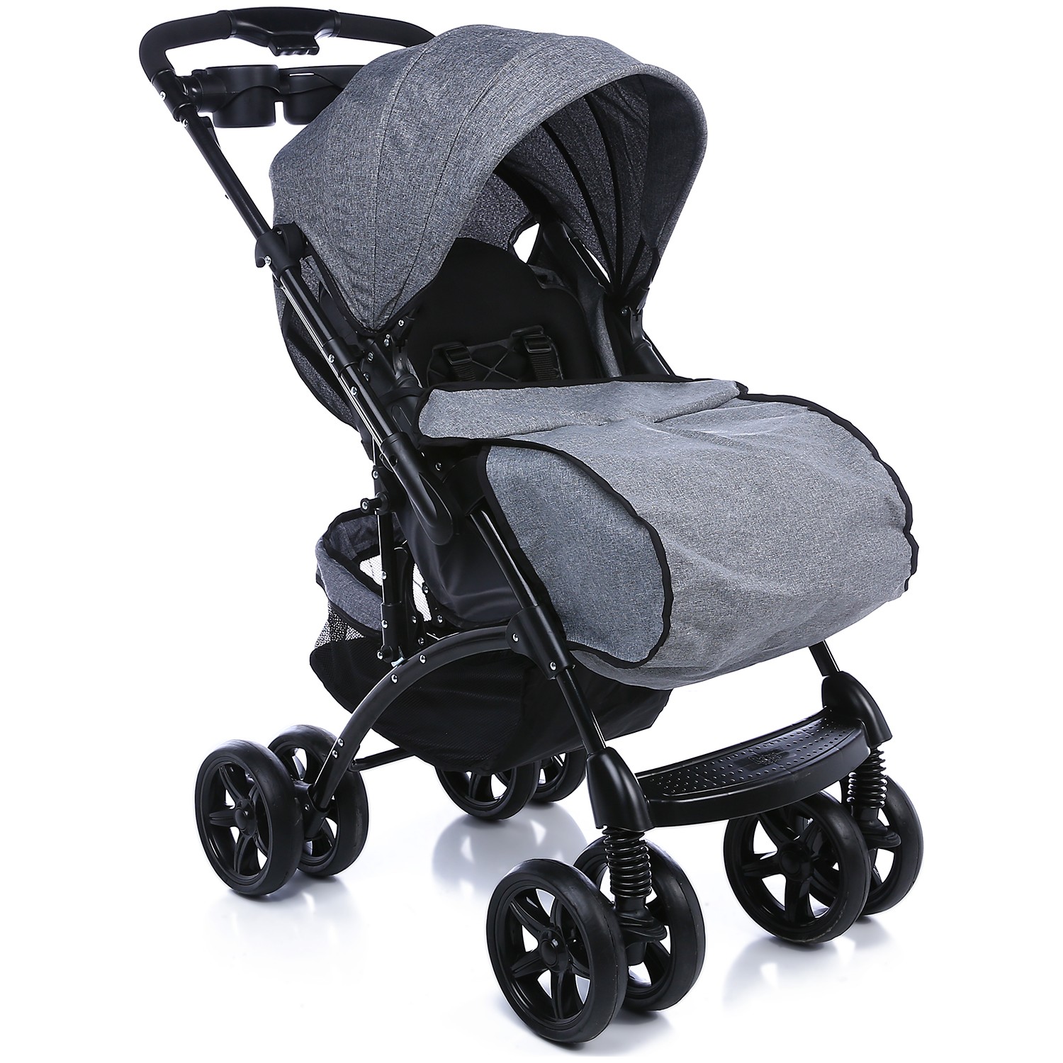 Baby Bee Comfort Çift Yönlü Bebek Arabası Gri Fiyatı