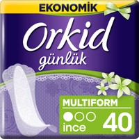 Orkid Yaprak Günlük Ped 40 Adet Ekonomik Paket Bahar Çiçekleri