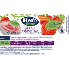 Hero Baby Çilekli Yoğurtlu Kavanoz Maması 120 gr