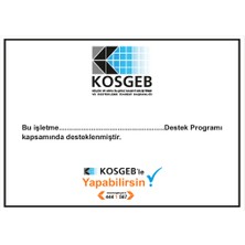 Kosgeb Destek Programı Tabelası (Sac Malzeme)