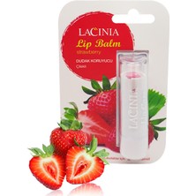 Lacinia Bitkisel Dudak Koruyucu Çilekli Lip Balm