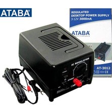 Ataba At-3012 3-12Volt 3000Ma Kademeli Adaptör