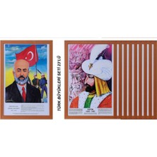 Panda Türk Büyükleri Seti (Metal Çerçeve) 23'lü