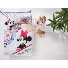 Taç Lisanslı Nevresim Takımı Minnie Mickey Water Çift Kişilik