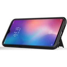 Microcase Xiaomi Mi 9 Se Alfa Serisi Armor Standlı Koruma Kılıf - Siyah