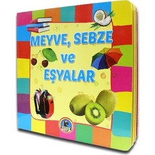 Meyve, Sebze Ve Eşyalar - Karton Kitap