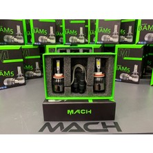 Mach Bam5 Pro H27 Led Xenon Şimşek Etkili Beyaz - 6400 Lm 6000K