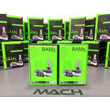 Mach Bam5 Pro H27 Led Xenon Şimşek Etkili Beyaz - 6400 Lm 6000K