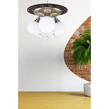 Begusa Penta 3.Lü Venge Avize Camlı Taşlı