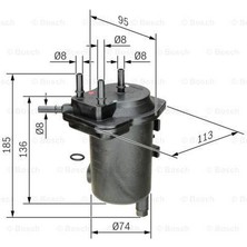 Bosch Mazot Filtresi 1.5dci̇ Note 0450907011