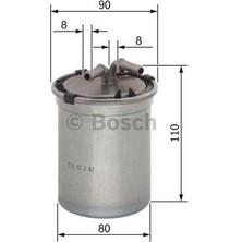 Bosch Mazot Filtresi Ibiza 0450906500