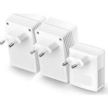 TP-LINK TL-WPA4220TKIT, N300 Mbps AV600 Kablosuz Üçlü Powerline Adaptör Kiti