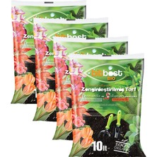 Bitbest Bio 4'lü 40 lt Gübreli Bitki ve Saksı Toprağı Torf U