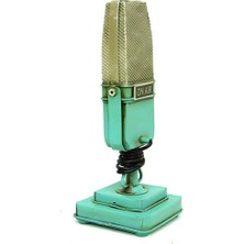 Moryconcept  Dekoratif Metal Mikrofon