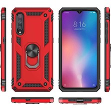 Case Street Xiaomi Mi 9 Kılıf Vega Standlı Yüzüklü Mıknatıslı Bronz