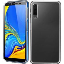 Case Street Samsung Galaxy A50 Kılıf Ön Arka Şeffaf Silikon Koruma Şeffaf