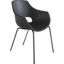 Papatya Opal Pro Sandalye Antrasit-Antrasit