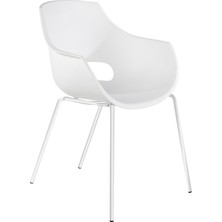 Papatya Opal Pro Sandalye Beyaz-Beyaz