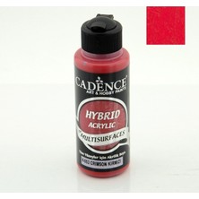 Cadence Hybrid Akrilik Multisurface Boya 120 Ml Crimson Kırmızı