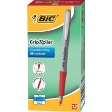 Bic Roller Glide Grip 0.7 Kırmızı 12'Li