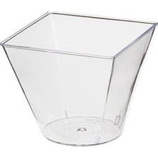 Rubikap MİNİ KAP 120 CC POLİSTİREN ŞEFFAF RUBİKAP MC.12 25 ADET