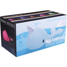 Dhınk Narwhal Mavi Gece Lambası