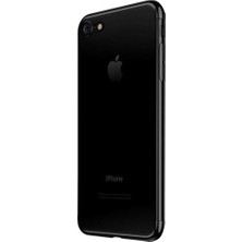 Ehr. Apple iPhone 6S Lüks Lazer Kaplama Soft TPU Kılıf Siyah + Nano Ekran Koruyucu