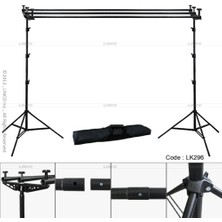Deyatech Backgourd Fon Standı 3 Lü Set Backdrop Stand 2X2M Portatif Fon Standı
