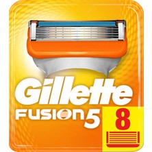 Gillette Fusion 8'li Yedek Tıraş Bıçağı Karton Paket