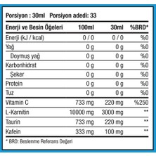 Xtreme Thermo L-Carnitine 3000 Mg 1000 ml Yeşil Elmalı