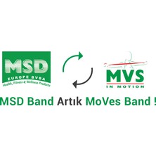 Egzersi̇z Lasti̇ği̇ Pi̇lates Bant Mvs Moves Band Msd Band