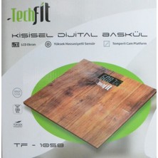 Techfit  Tartı Baskül Banyo Tartısı