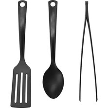 IKEA Gnarp 3 Parça Mutfak Gereçleri̇ Seti̇ - Kaşik - Spatula - Maşa