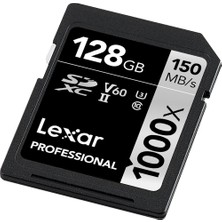 Lexar 128GB Professional 1000X UHS-Iİ SDXC