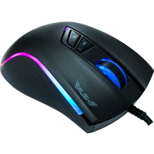 Rush Assault RM85 10000DPI RGB Işıklı Makrolu Gaming Oyuncu Mouse