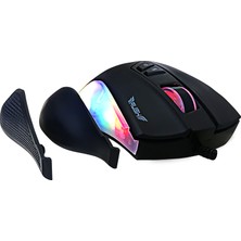 Rush Assault RM85 10000DPI RGB Işıklı Makrolu Gaming Oyuncu Mouse