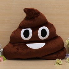 Moryconcept  Gülen Poo Emoji Yastık.