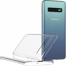 Microsonic Samsung Galaxy S10 Plus Kılıf 6 Tarafı Tam Full Koruma 360 Clear Soft Şeffaf