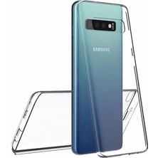 Microsonic Samsung Galaxy S10 Plus Kılıf 6 Tarafı Tam Full Koruma 360 Clear Soft Şeffaf